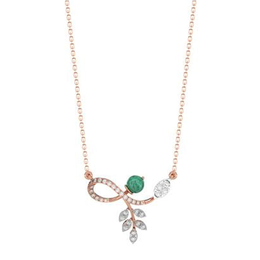 18 KT DIAMOND SHORT NECKLACE 1.779 Gms - MJ25SN116