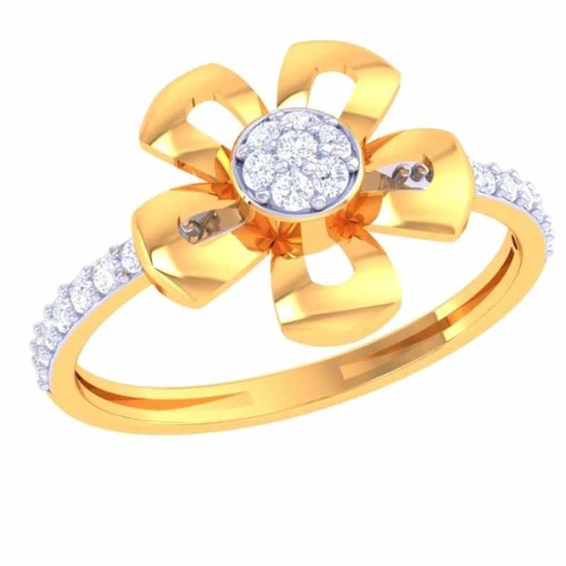 18 KT DIAMOND RING 1.8 Gms - MJ25RG163