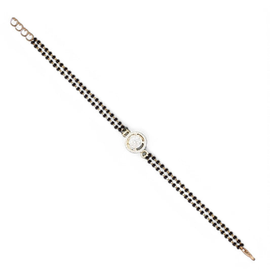 18 KT DIAMOND HAND MANGALSUTRA 3.228 Gms - MJ25MS94