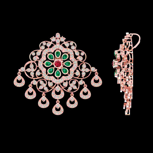 Diamond PENDANT With 16.332 Gms of 18 Kt Gold and 2.248 Cts of Certified Natural Diamonds Code: MJ26PND134