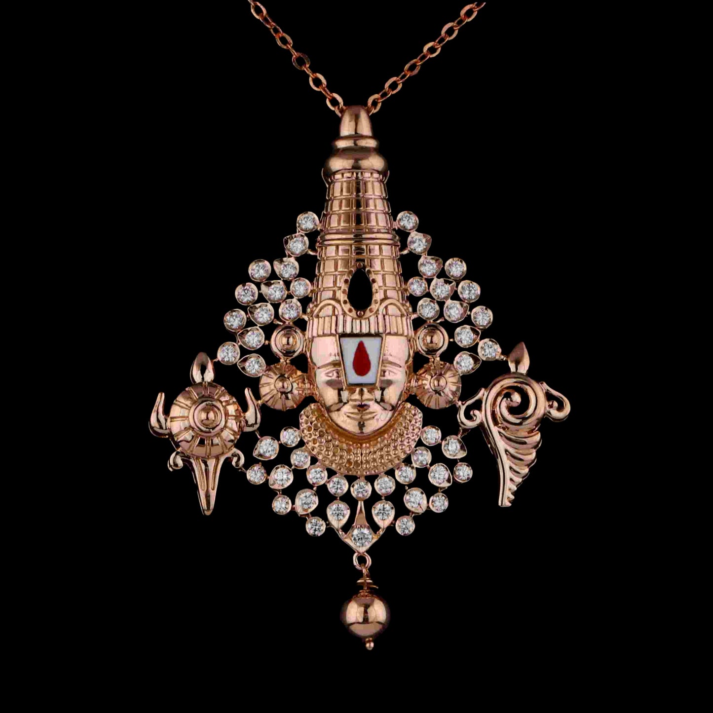 Diamond PENDANT With 13.036 Gms of 18 Kt Gold and 0.996 Cts of Certified Natural Diamonds Code: MJ26PND46
