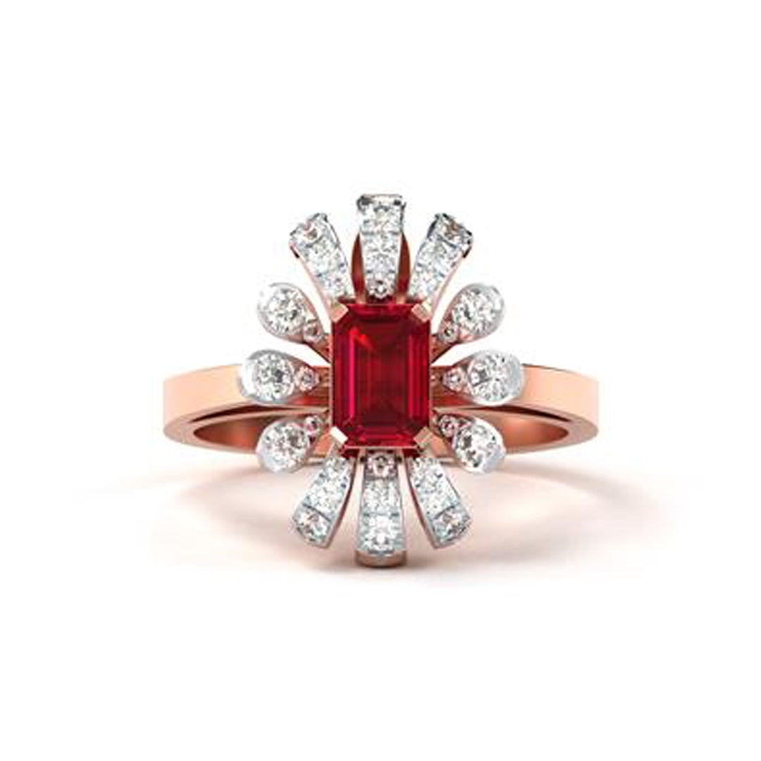 18 KT DIAMOND RING 6.19 Gms - MJ25RG503