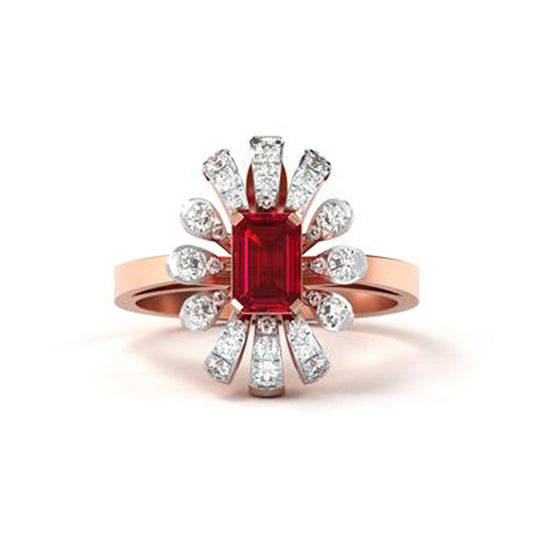 18 KT DIAMOND RING 6.19 Gms - MJ25RG503