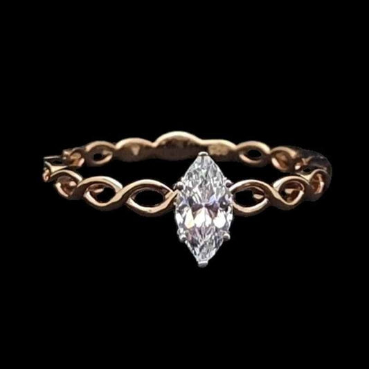 18 KT DIAMOND RING 1.71 Gms - MJ25RG399