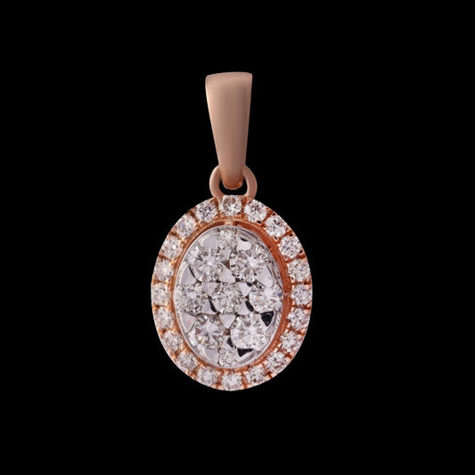 18 KT DIAMOND PENDANT 1.59 Gms - MJ25PD129